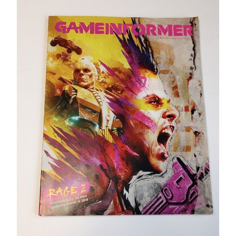 Game Informer Magazine #309 (Rage 2) Cover No Address Label Used